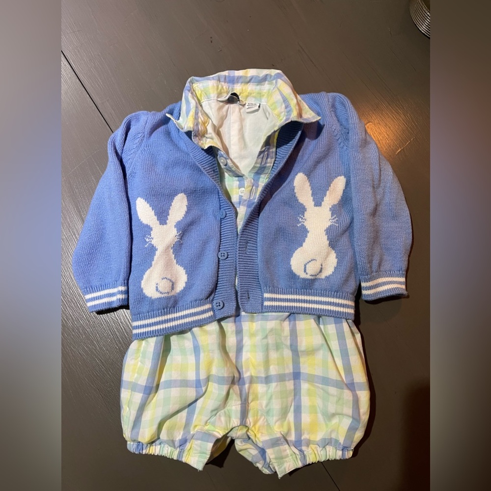Jamie and Jack baby boy Easter outfit